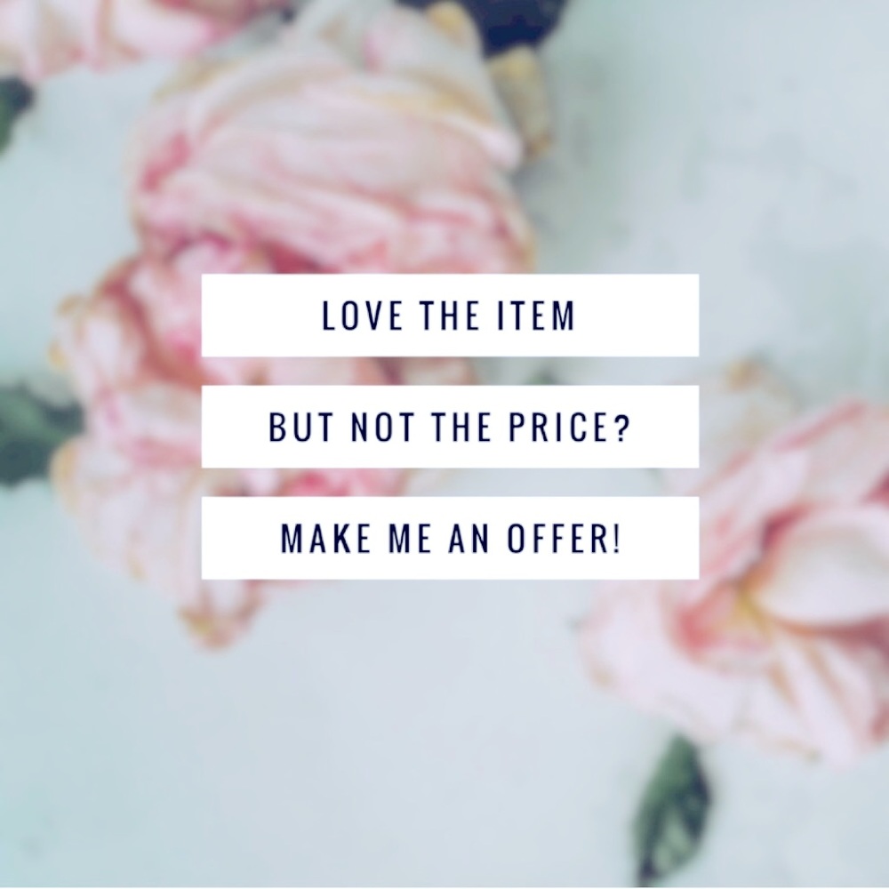 Love The Item But Not The Price? MAKE ME AN OFFER!